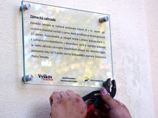 Informační tabulky pro vyškovské památky